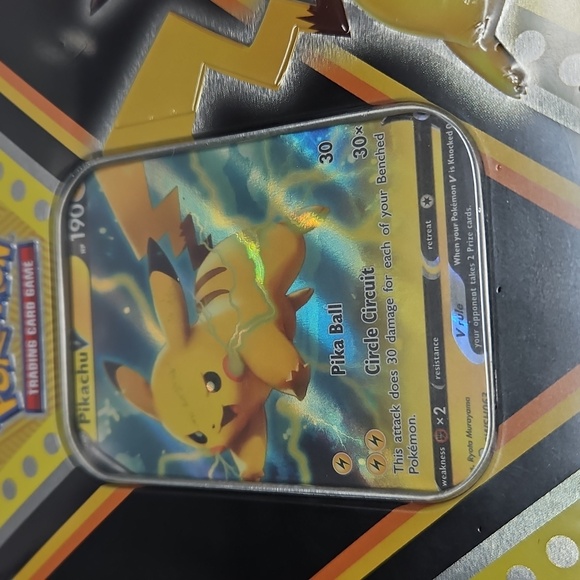 s-l1200.jpg 2020 Pokemon TCG  Pikachu V Factory Sealed Tin
